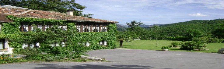 Vista desde el aparcamiento del Hotel La Lastra, Campo de Caso, Asturias